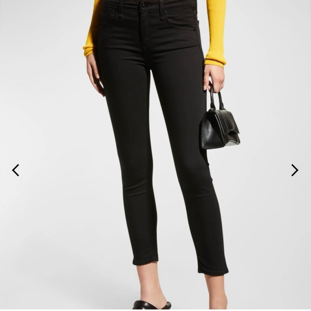 Rag&Bone Cate Mid-Rise Ankle Skinny black Jeans sz 30